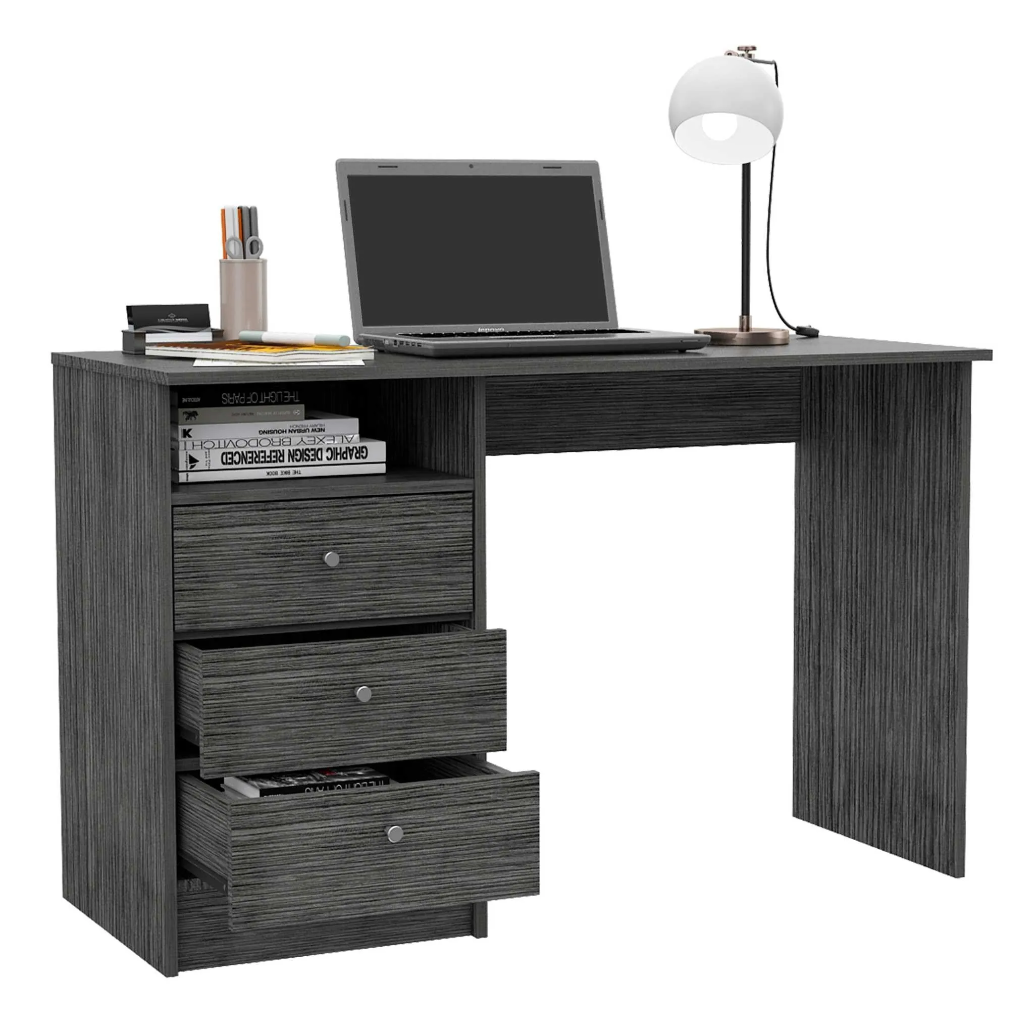 46 Gray Computer Desk