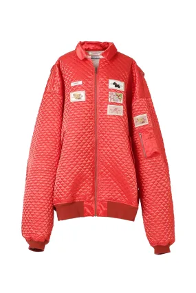 4XL Quilting Blouson / Red / MIKIOSAKABE × PINK HOUSE