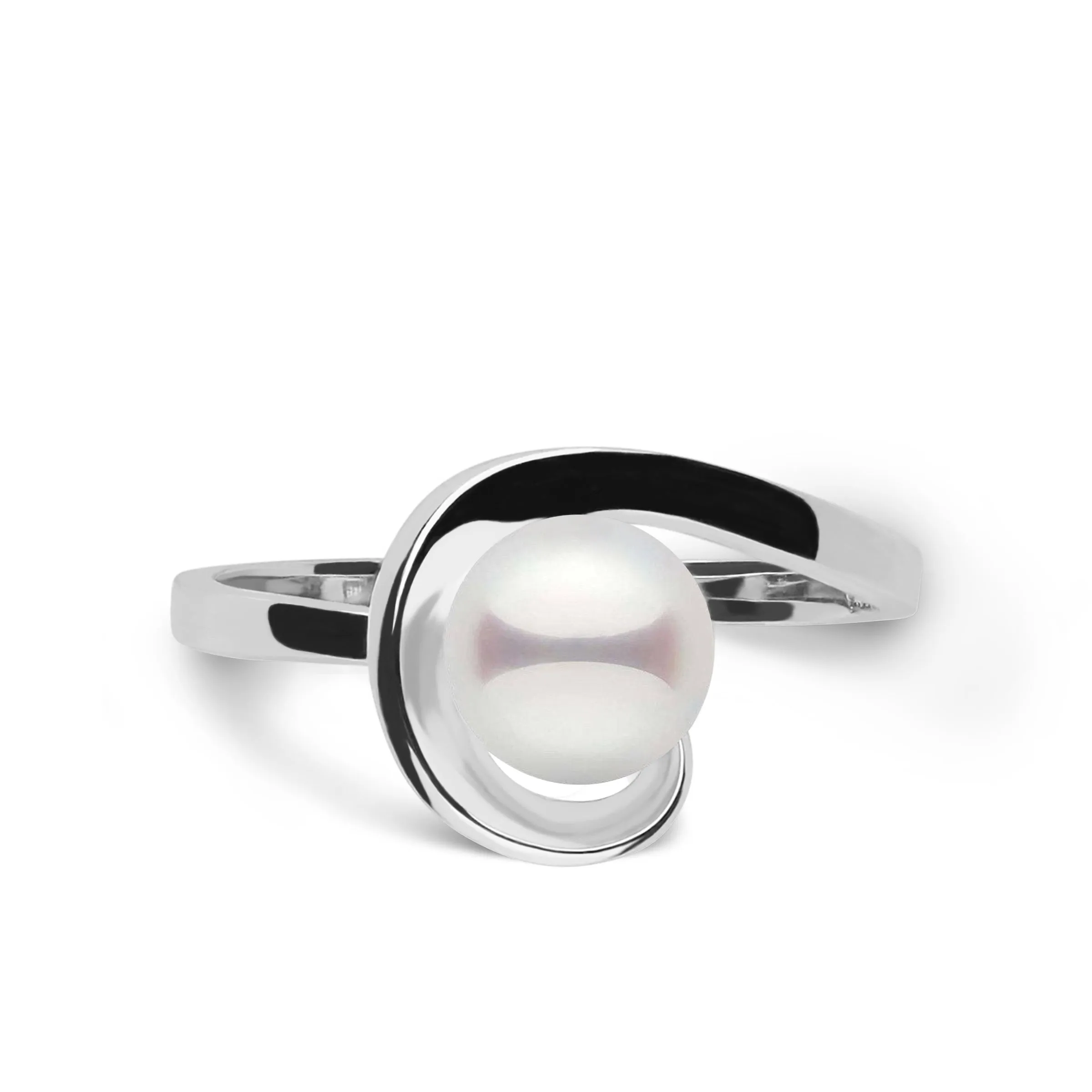 6.5-7.0 mm Akoya Pearl Wishbone Collection Ring