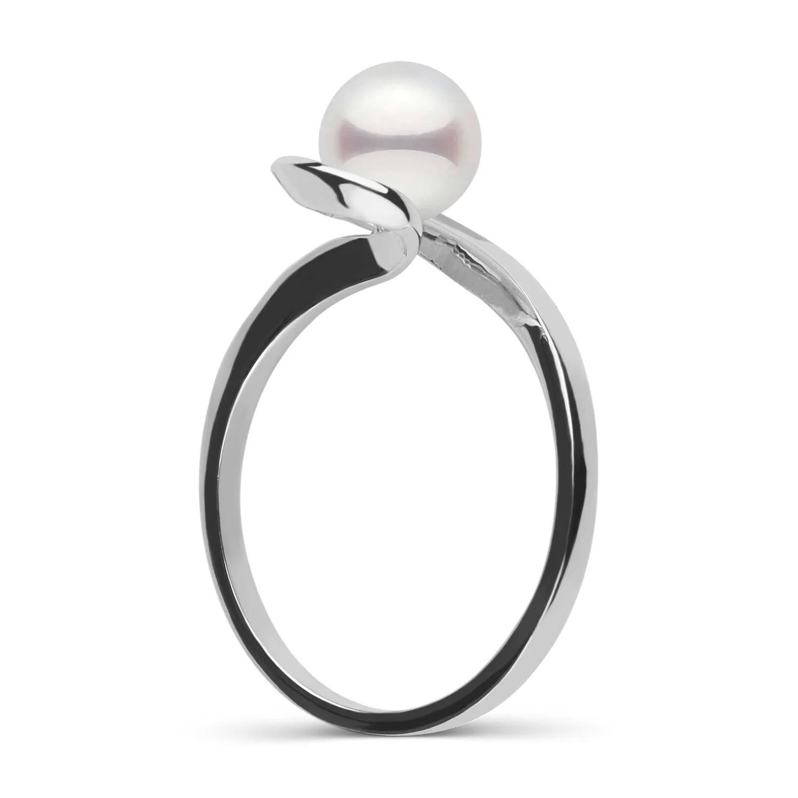 6.5-7.0 mm Akoya Pearl Wishbone Collection Ring