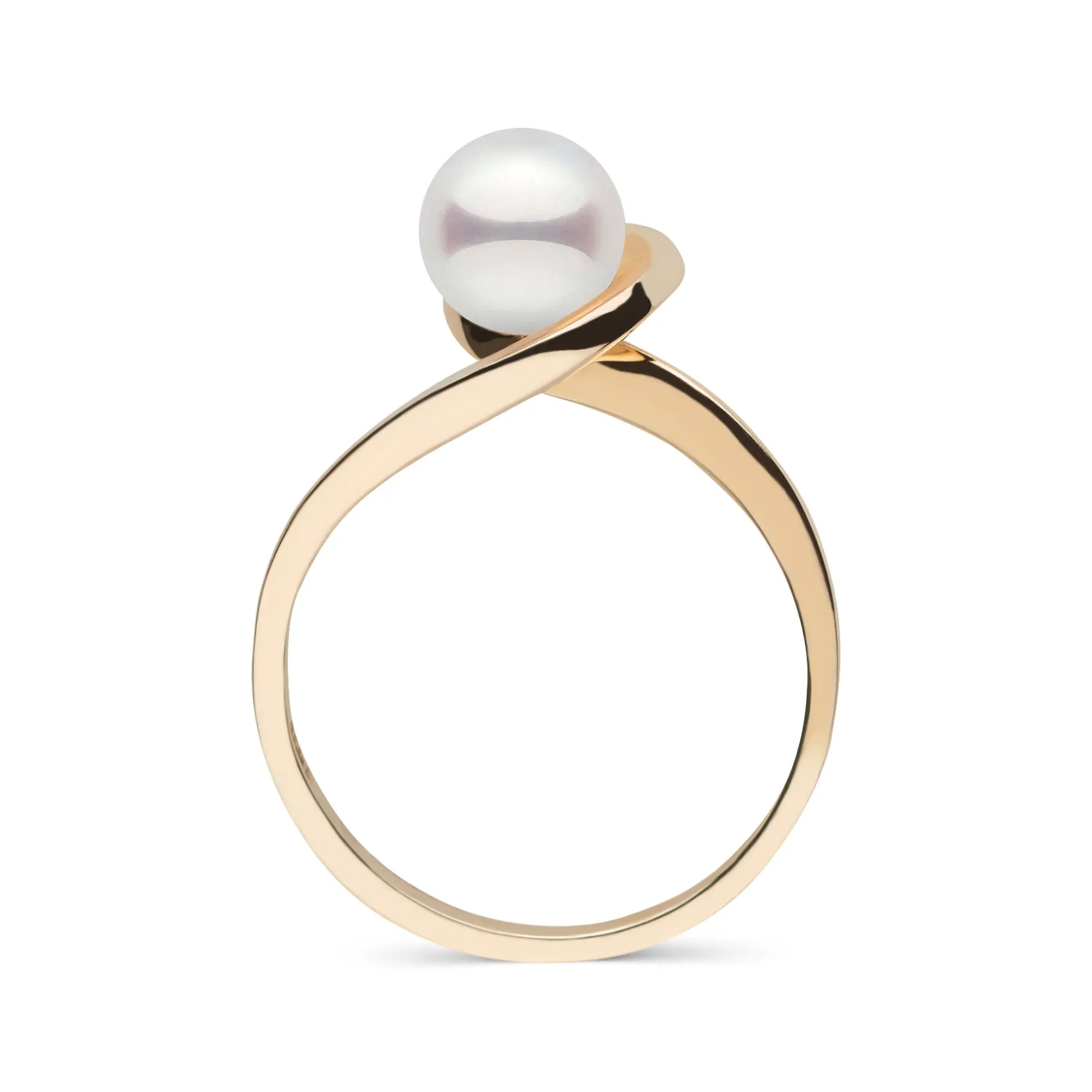 6.5-7.0 mm Akoya Pearl Wishbone Collection Ring