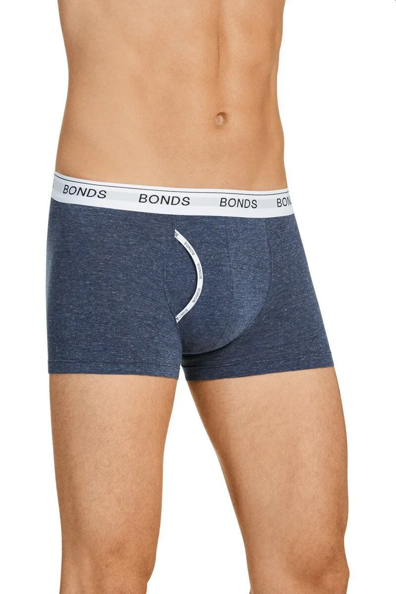 9 x Mens Bonds Guyfront Trunk Trunks Underwear – Navy Stripe 21C