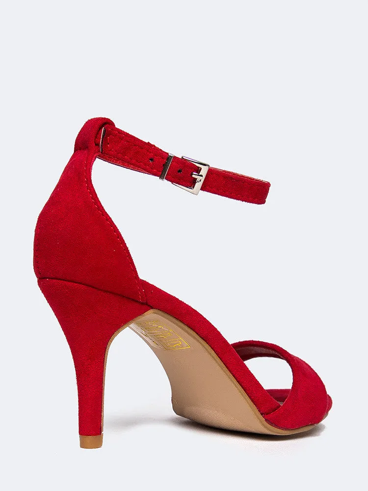 Ankle Strap Kitten Heels