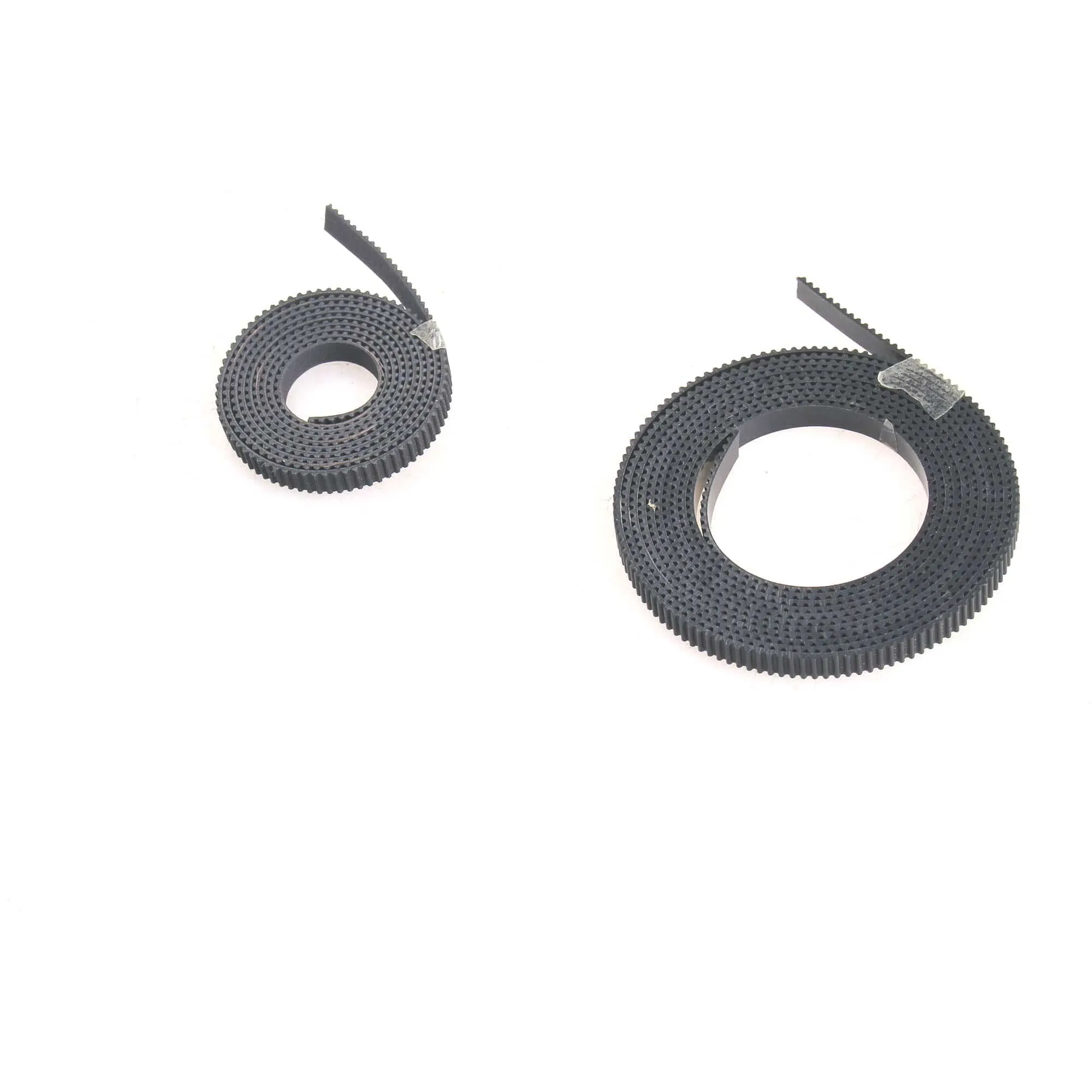 Anti-wear Reinforce Open Belt GT2 Belt PU with Steel Core GT2 Belt Black & White 2GT Timing Belt Width 6mm For 3D Printer Parts