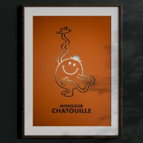 Arteonn Mr. Men & Little Miss Monsieur Chatouille Art Print