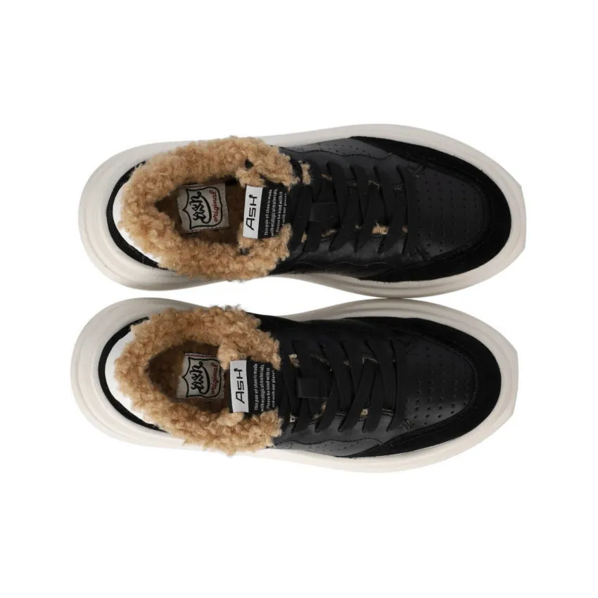 ASH SNEAKERS IMPULSFUR02 136517-002 NERO-BIANCO