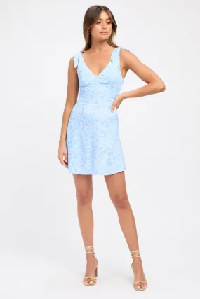 Asher Tie Mini Dress