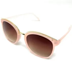 Avon Sunglasses Ladies Pink Retro Frame with Brown Lens Cecilla