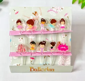 Ballerina Acrylic Food Picks