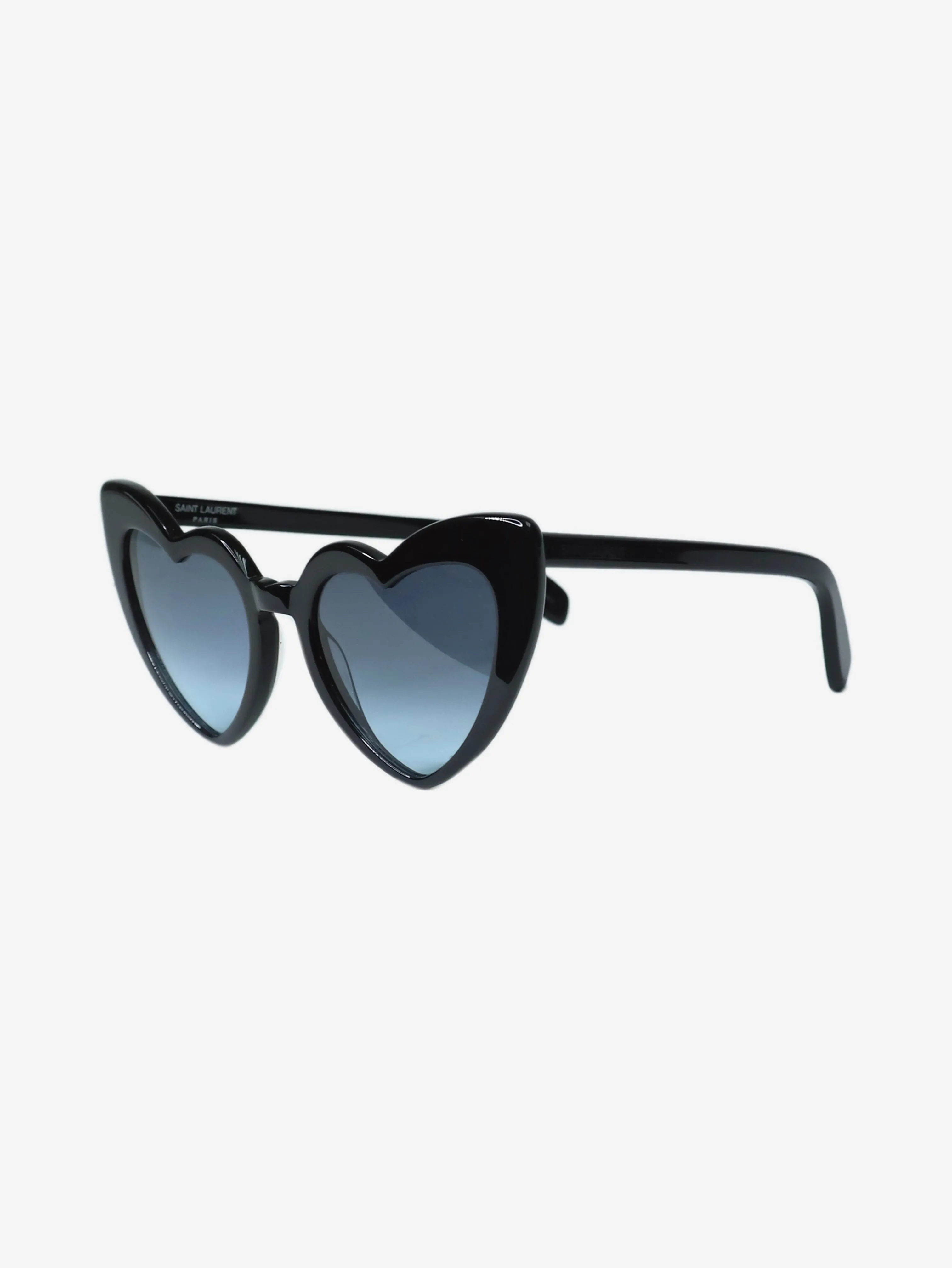 Black Lou Lou heart shaped sunglasses