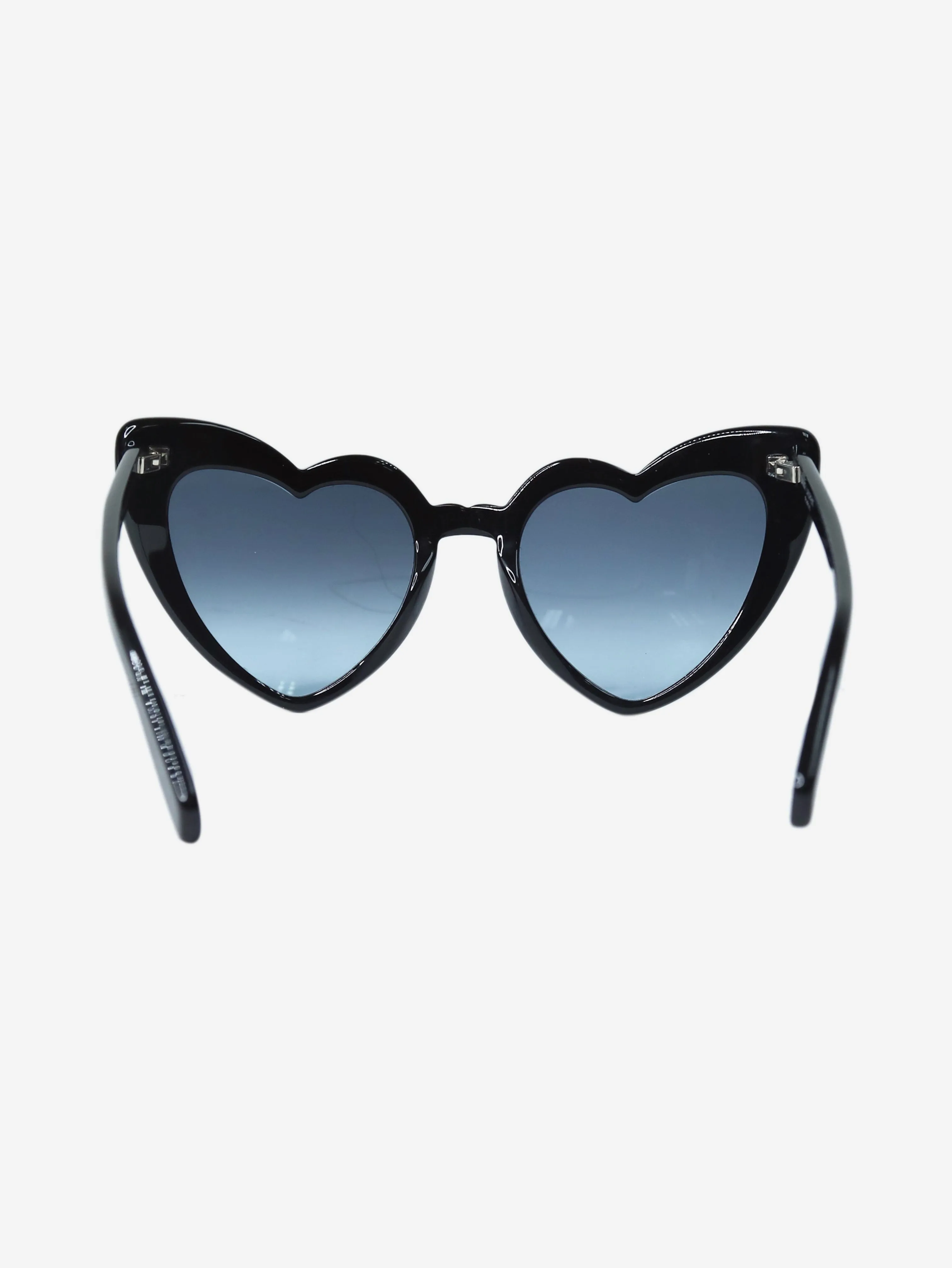 Black Lou Lou heart shaped sunglasses