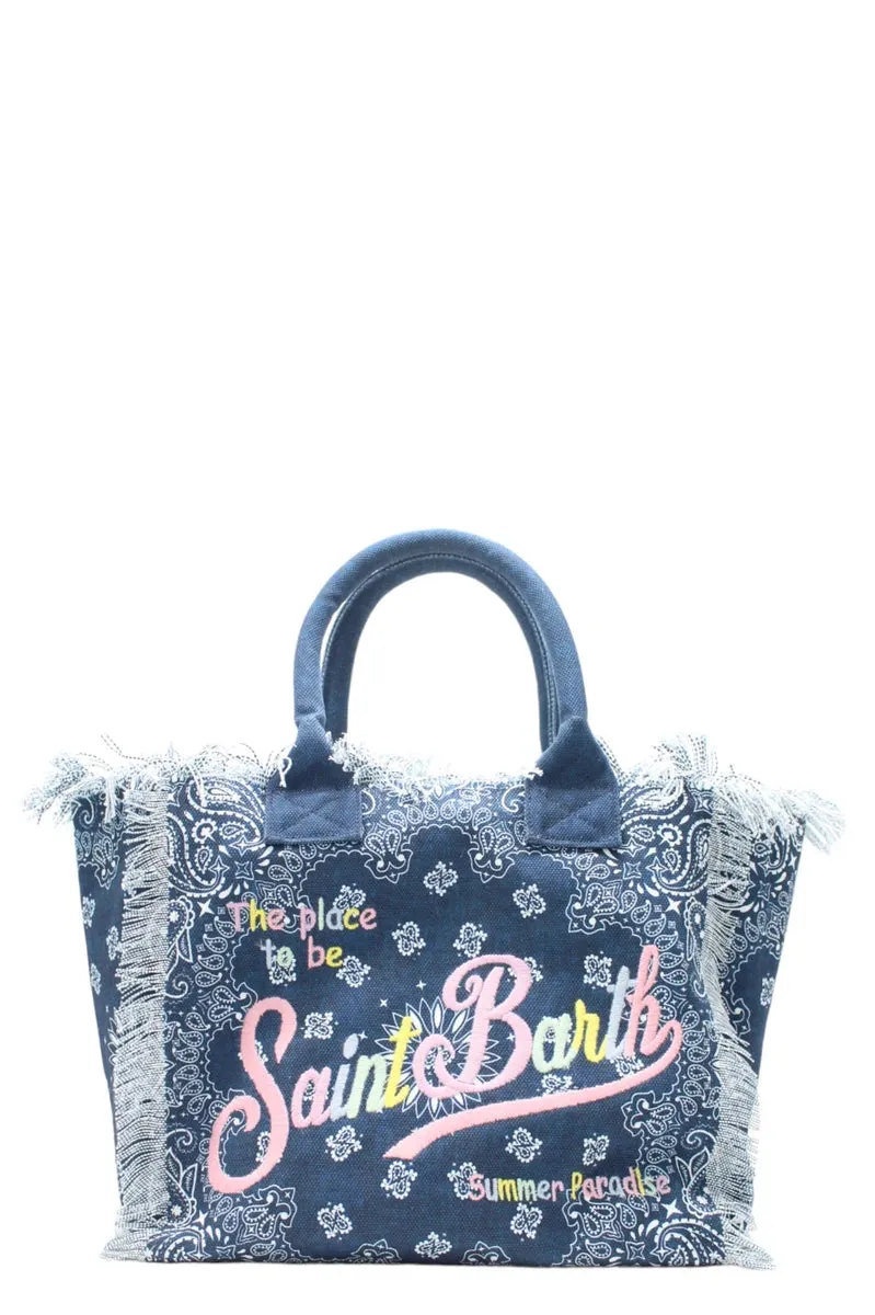 Borsa Vanity in canvas Bandana