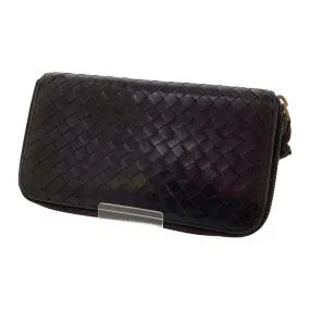 #BOTTEGA VENETA/Long Wallet/BLK/Leather/114075 V0013 5501