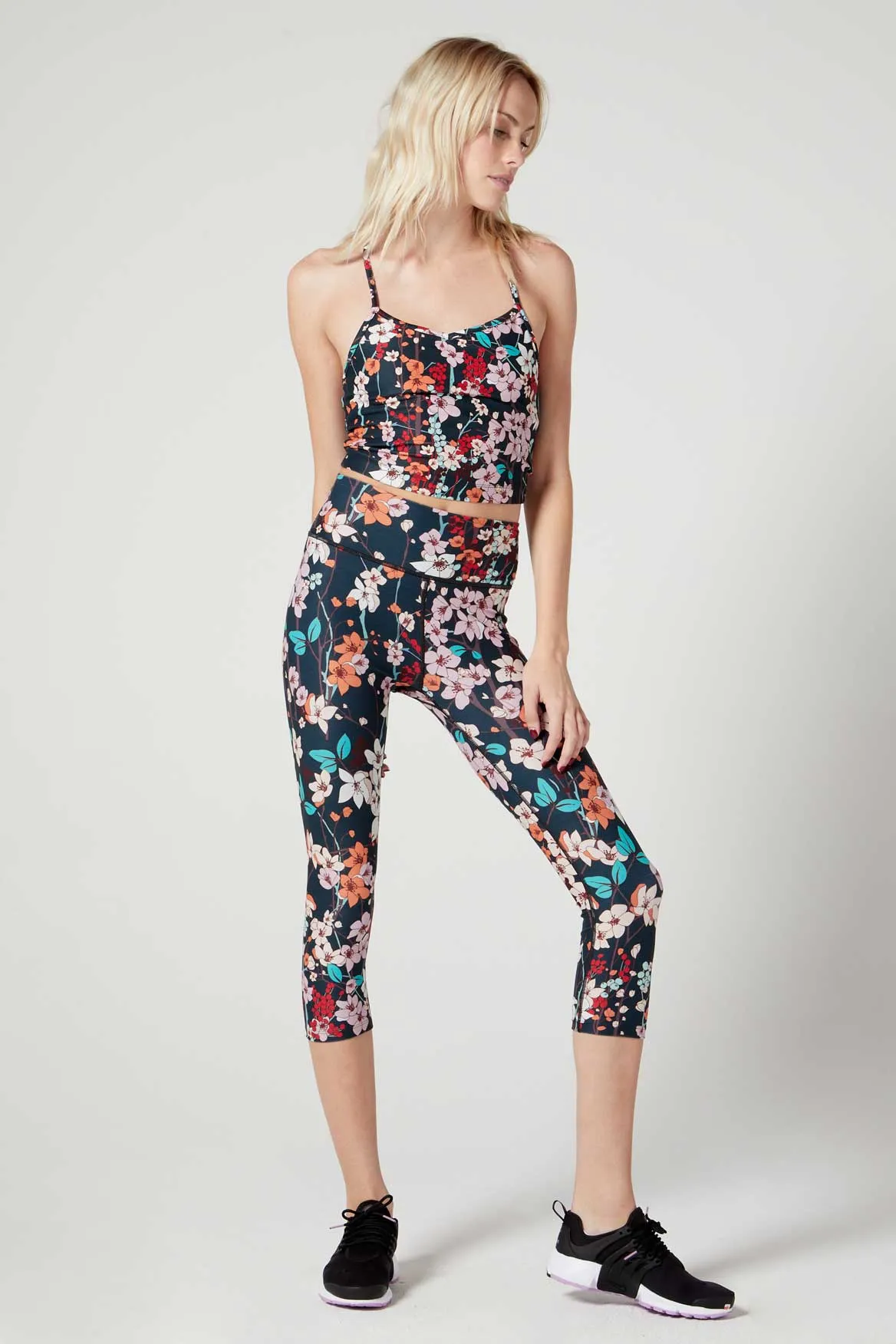 Camila Cropped Front Pocket Legging Midnight Glory