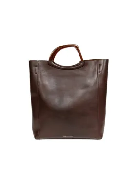 Crisp Shopper Bag in Wine