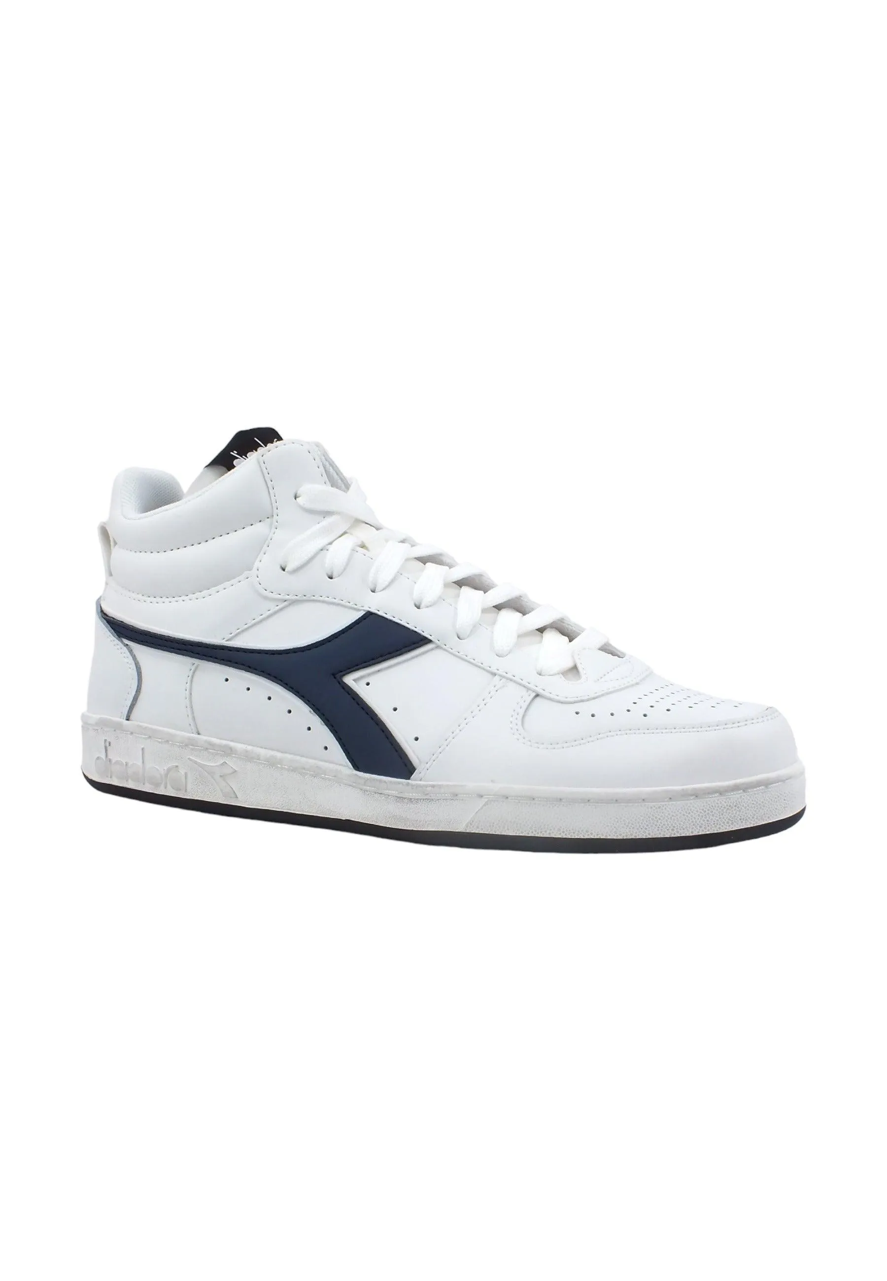 DIADORA Basket Sneaker Uomo White Blue 501.17929701C0445