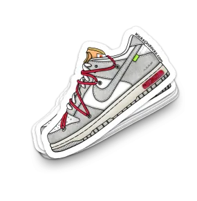 Dunk Low "Off-White Lot 40" Sneaker Sticker