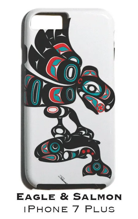 Eagle & Salmon Apple iPhone Case 7 /8 