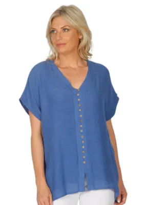 Emily Adams Breeze Top (Blue or White)