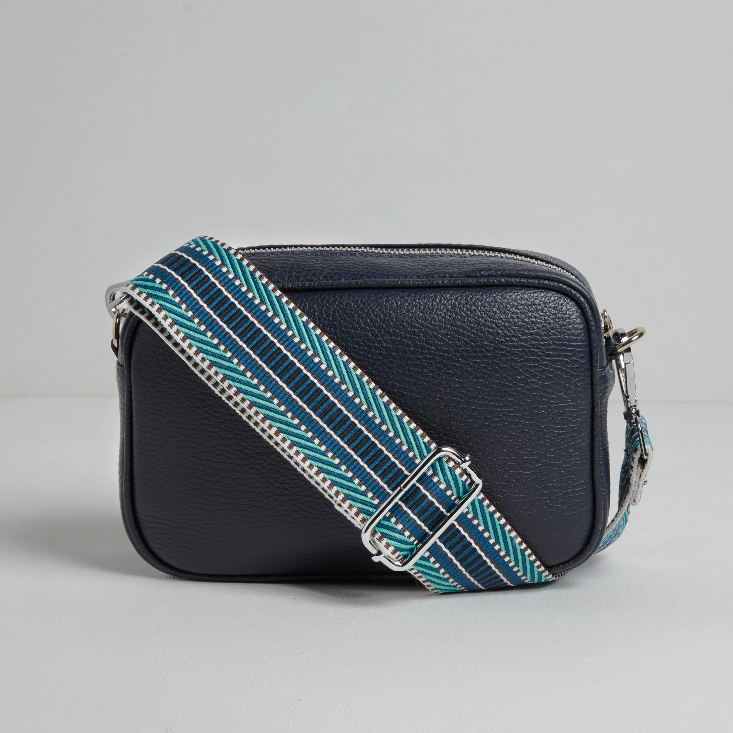 Florence Crossbody Bag in Navy Blue