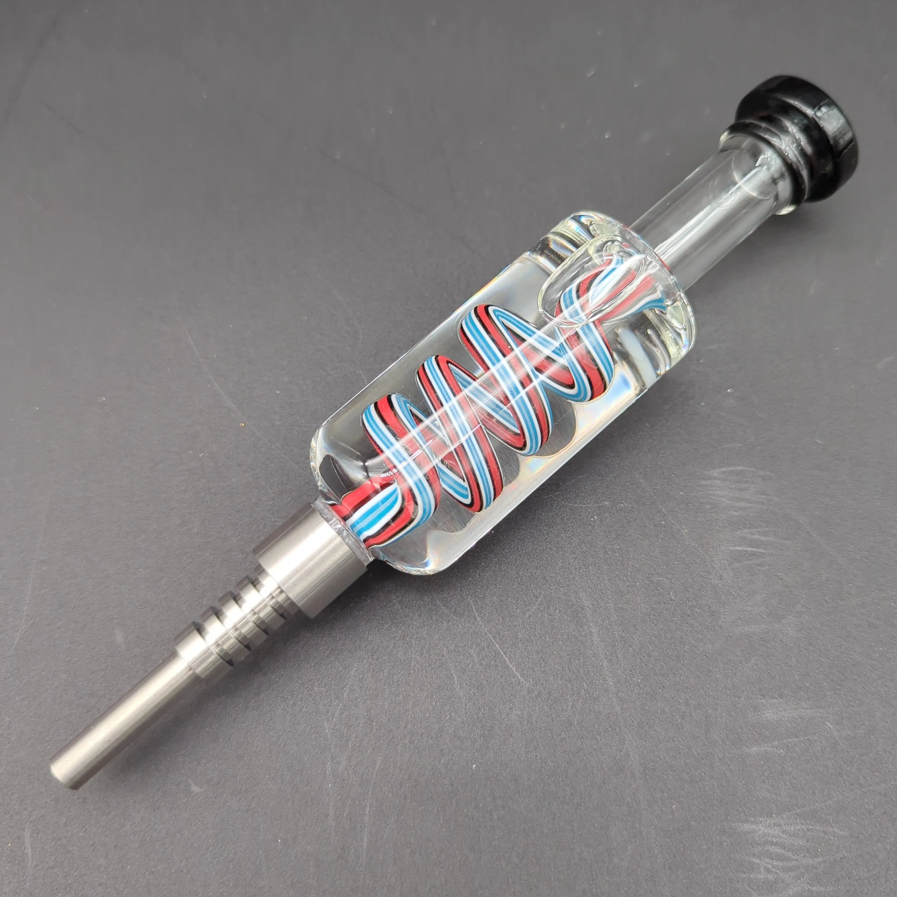 Freeze Factory Glycerin Dab Straw w/ Stainless Steel Tip | 8.25