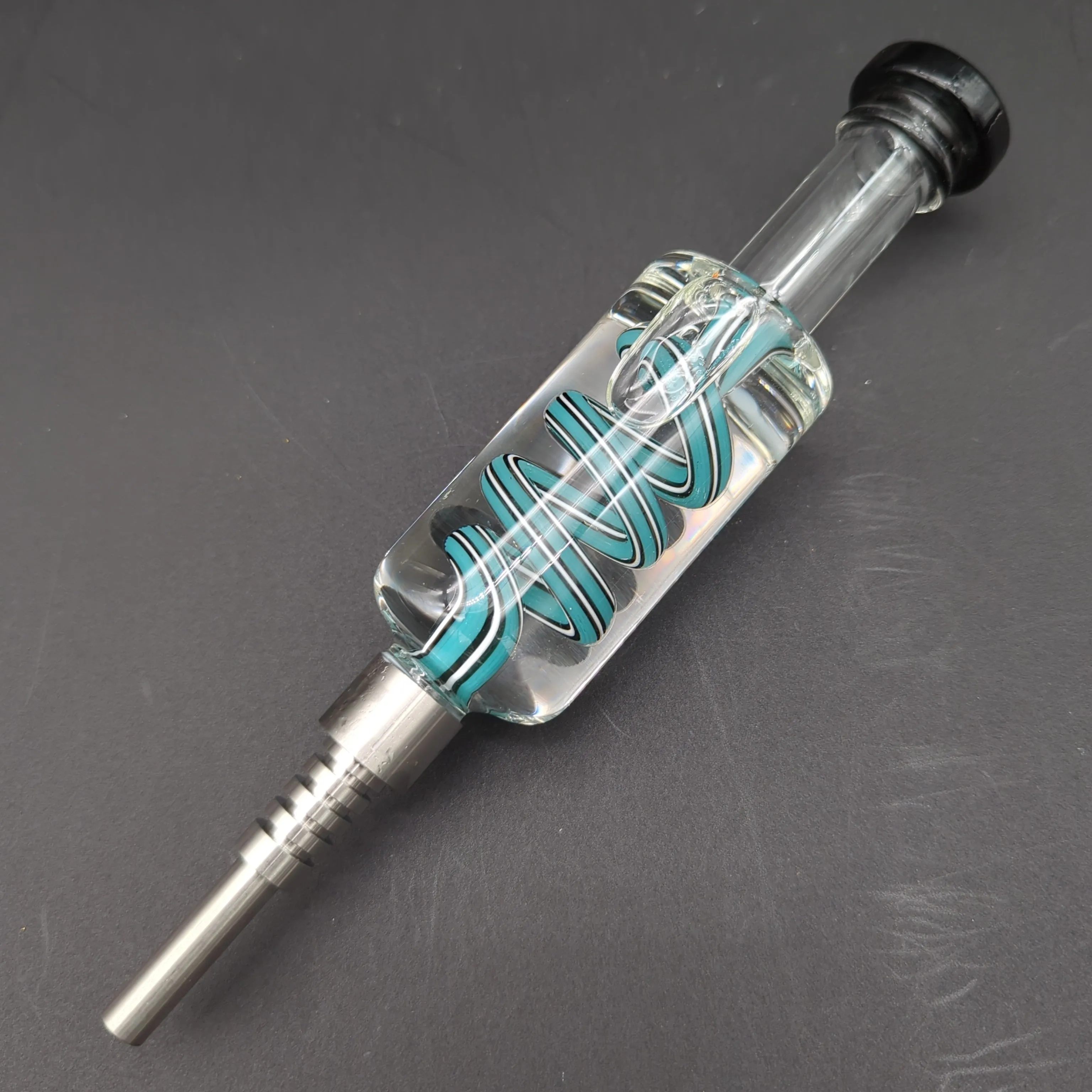 Freeze Factory Glycerin Dab Straw w/ Stainless Steel Tip | 8.25