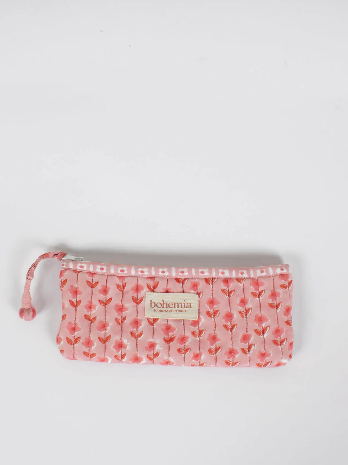 Garland Pencil Case, Vintage Pink