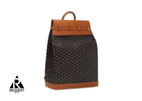 Goyard Steamer PM Backpack Black/Tan