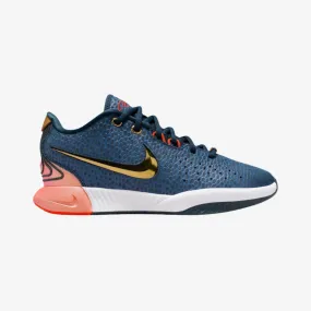 gradeschool nike lebron xxi se (navy/gold)