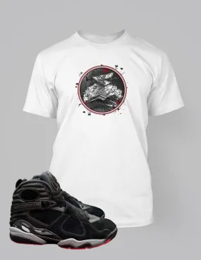 Graphic Get Paid T Shirt to Match Retro Air Jordan 8 Cement Shoe