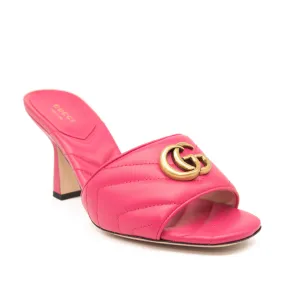 Gucci GG Quilted Slide Sandal (Women) Size 38