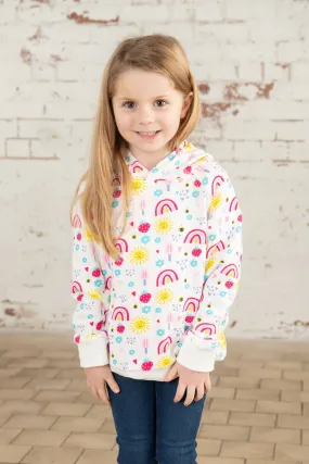 Jessie Hoodie - Rainbow Sunshine Print