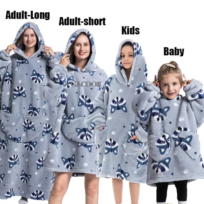 Kids & Baby Extra Long Winter Hoodies