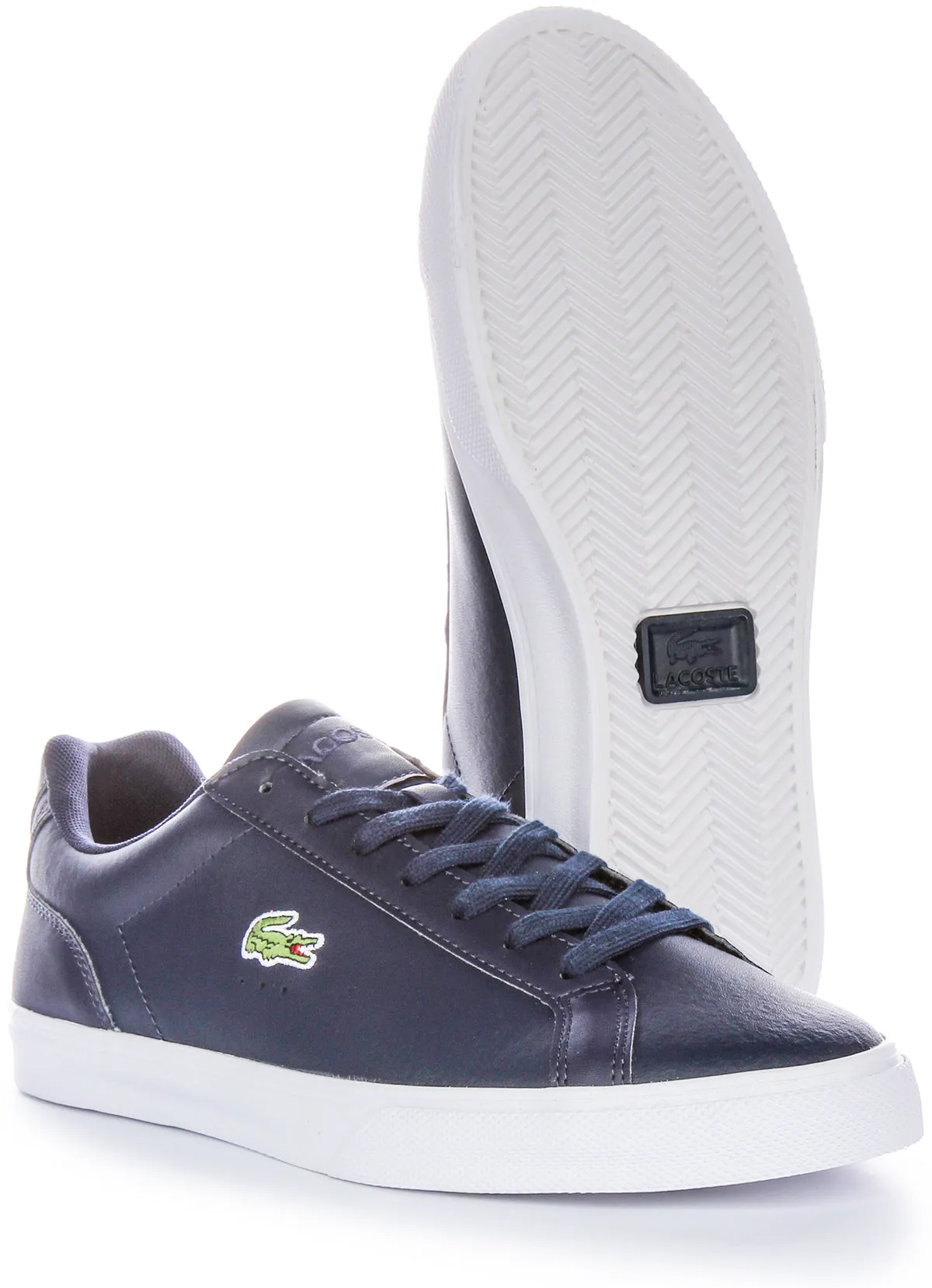 Lacoste Lerond Pro BL In Navy White For Men