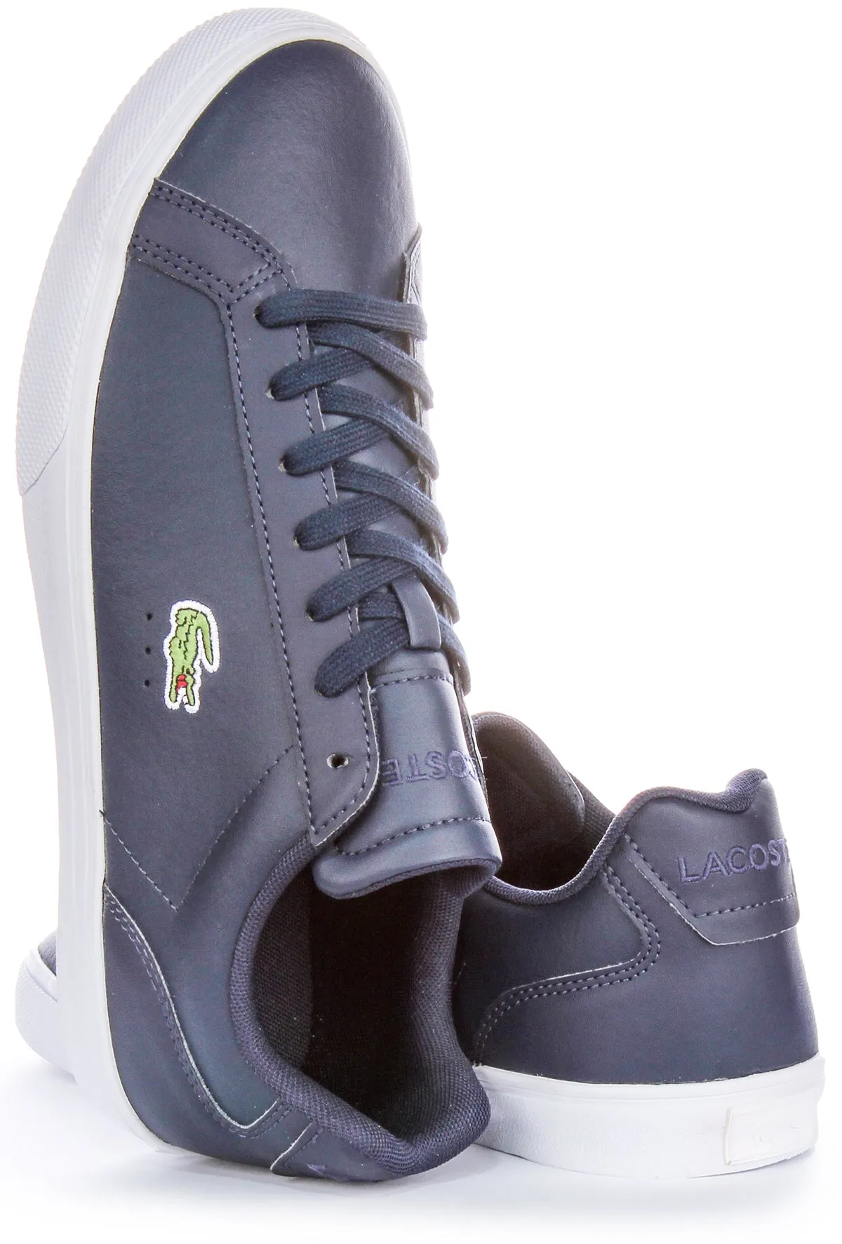 Lacoste Lerond Pro BL In Navy White For Men