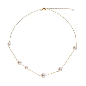 Luna Collection White Freshadama Pearl Necklace