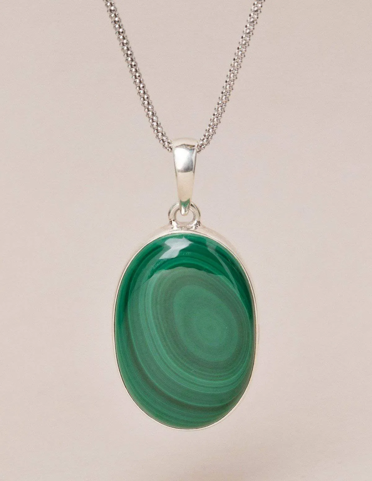 Malachite Gemstone Pendant