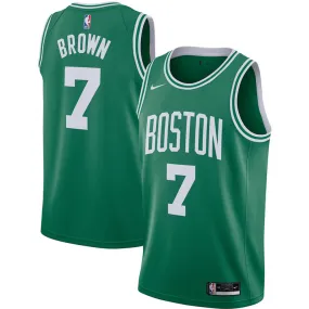 Men's Boston Celtics Jaylen Brown Icon Edition Jersey - Green