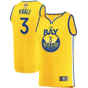 Men's Golden State Warriors Jordan Poole Statement Edition Jersey - Gold