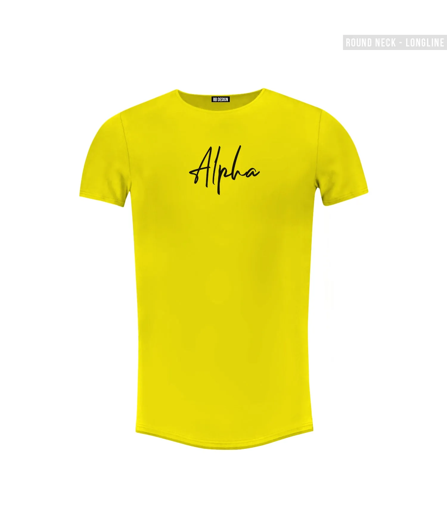 Men's Longline T-shirt "Alpha" MD948