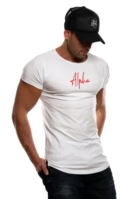 Men's Longline T-shirt "Alpha" MD948