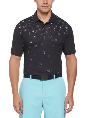 Mens Martini Print Golf Polo