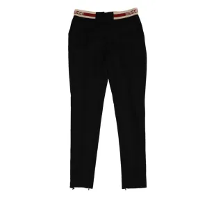 Men's Tape Logo Trousers Black Size S