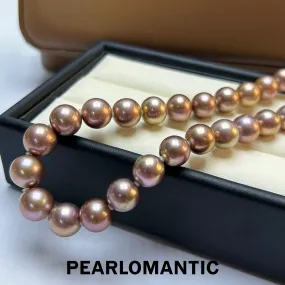 [Mother's Day] Freshwater Edison Pearl 9-11mm Rare Metal Color Classic Necklace 42cm