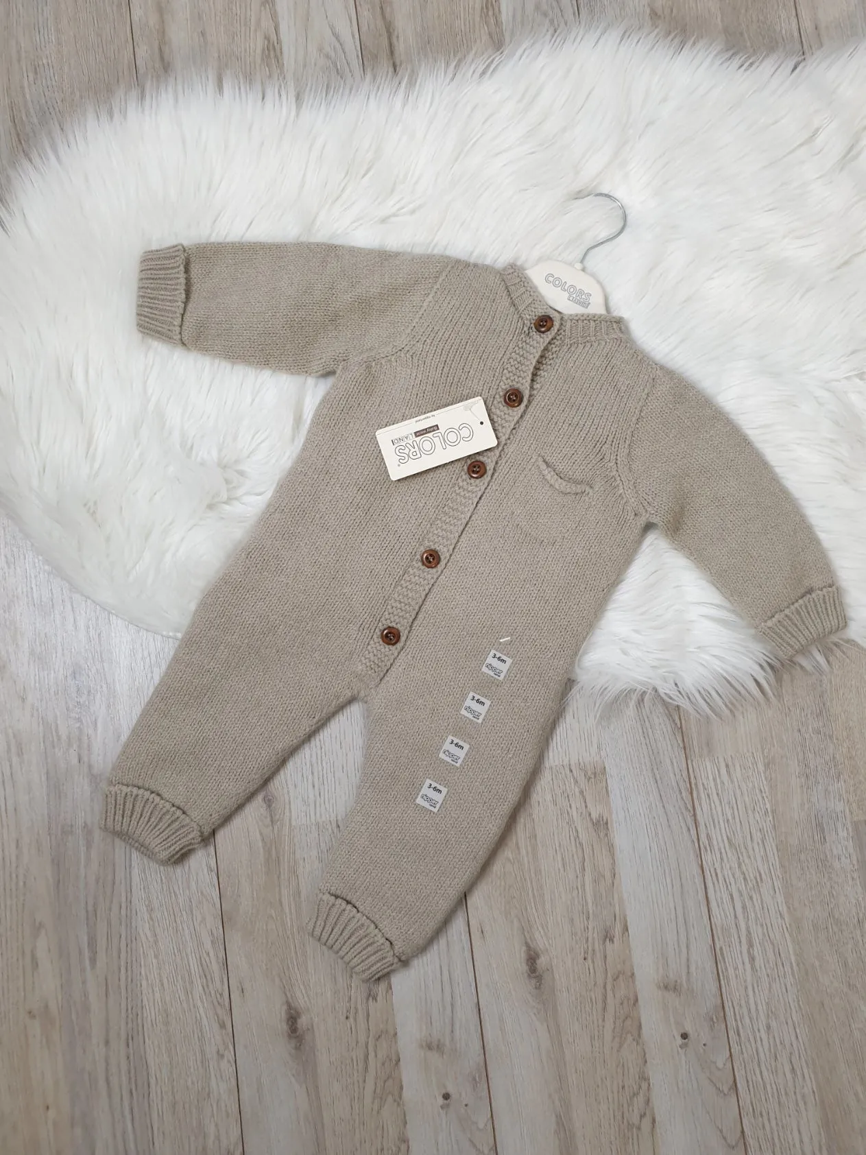 Muffinandco- Baby Strick-Overall-3-6 Monat-6584