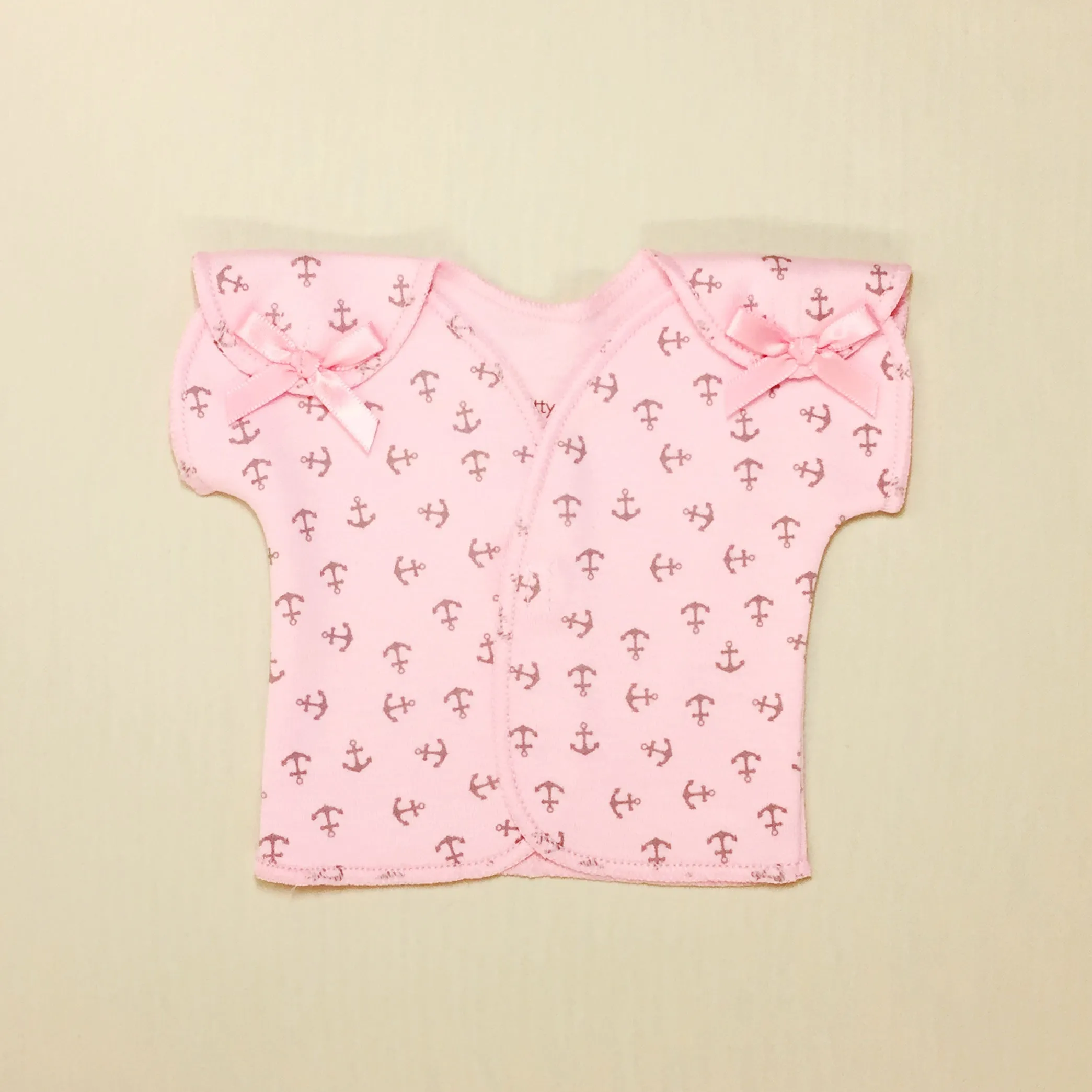 NICU Friendly T-Shirt Pink Anchors