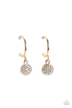 Paparazzi Bodacious Ballroom - Gold Earrings