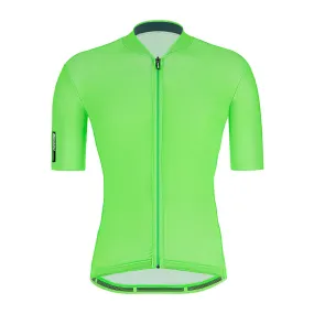 Santini Colore Jersey (Fluo Green)