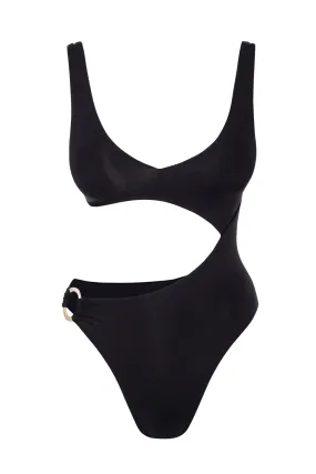 St. Barth's One Piece - Black