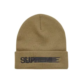 Supreme Motion Logo Beanie (SS23) Taupe